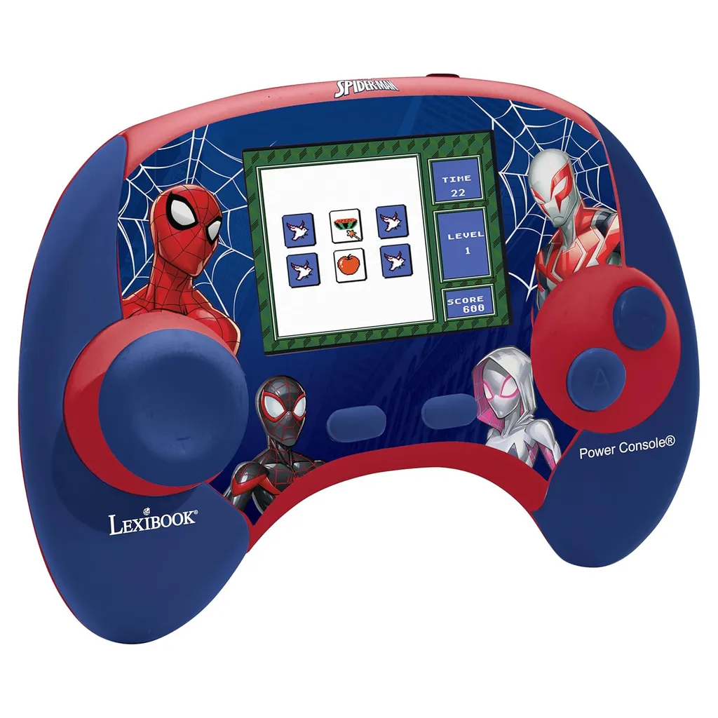 Console Spiderman Bilingue pour Apprendre sans Écran Nocif ni Internet