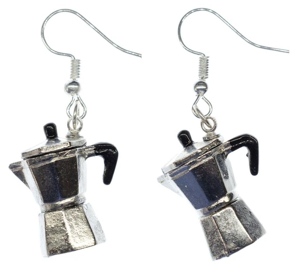 Espresso Kanne Ohrringe Italien Kaffeekanne Miniblings Produktbild 