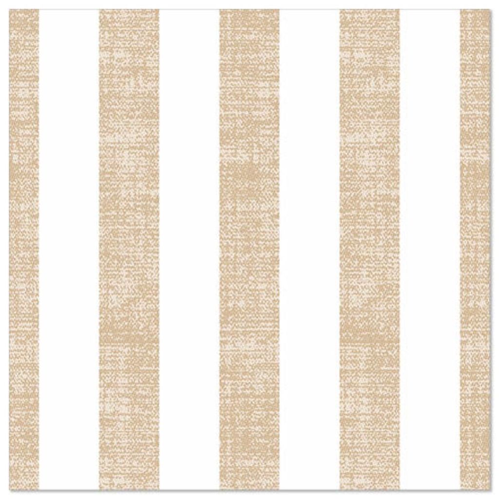 Papstar Servietten sand ROYAL Collection Lines 40x40cm 50 Produktbild 