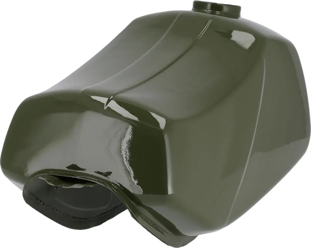 Réservoir Simson S53 RAL 6003 vert olive - Finition acier robuste - 3