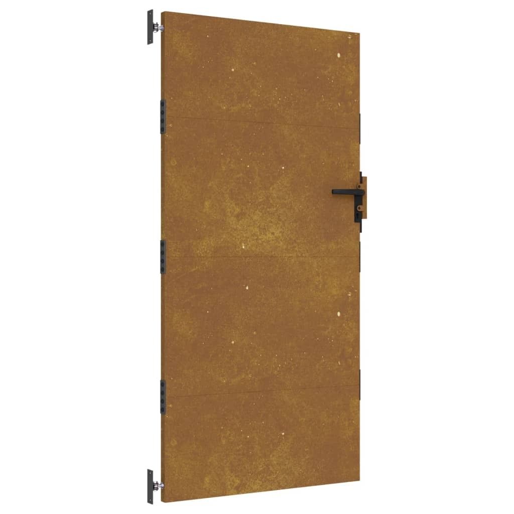 vidaXL Portail de jardin 85x200 cm acier corten Image du produit 