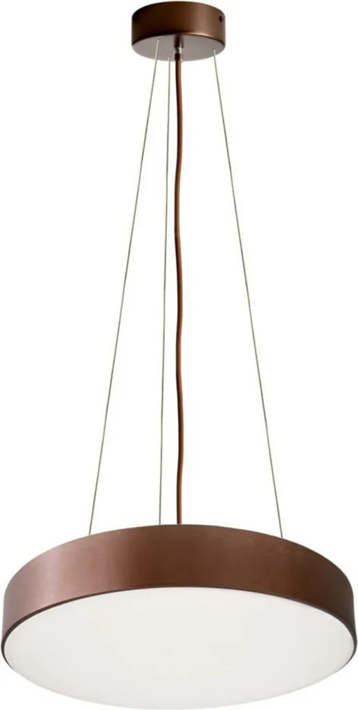 Luminaire suspendu circulaire Menkar 400 LED CCT 41W Teinte Café Design