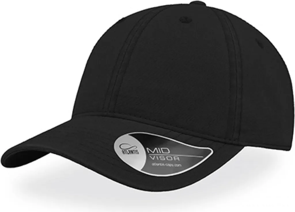 Atlantis GROV Groovy Cap Nero: Cappello Vintage 6 Pannelli Cotone