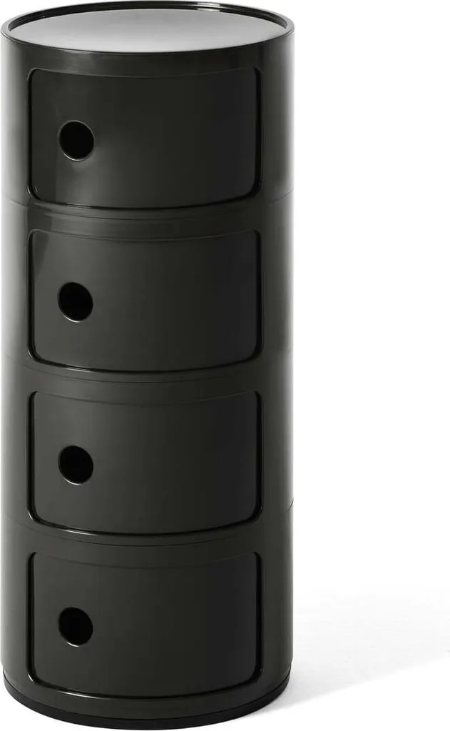 Meuble de chevet design Componibili Kartell 4985 pour petit espace