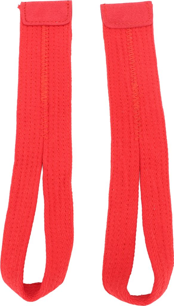 Handgelenkriemen 1 Paar Rot | Polyester Griffhilfe rutschfest für Krafttraining Gym