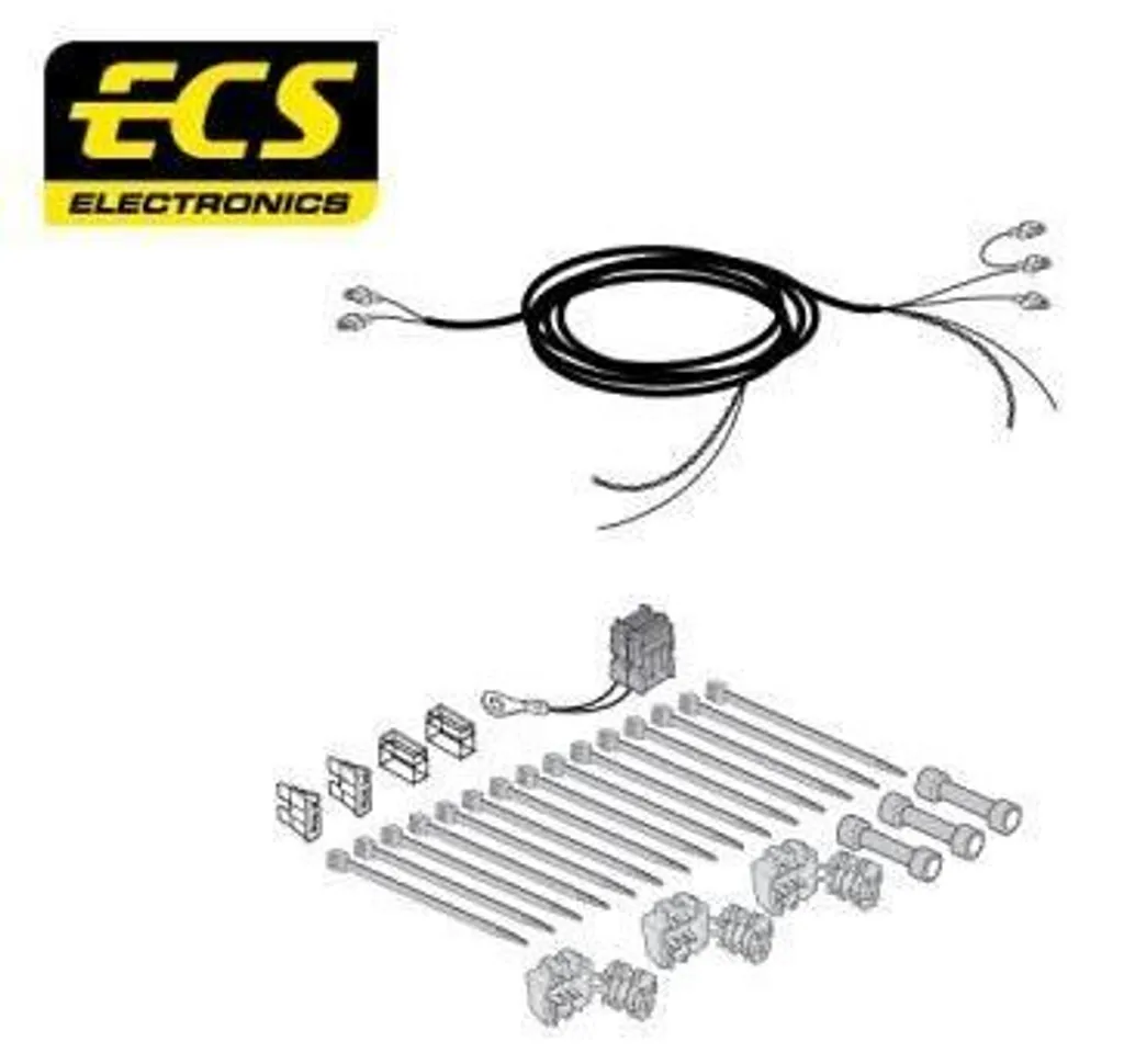 Kit électrique ECS VW-041-BB pour attelage VW Polo 9N - 7 broches