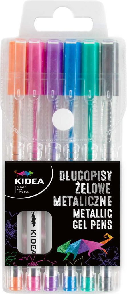 Metallische Gelschreiber 6 Farben Kidea