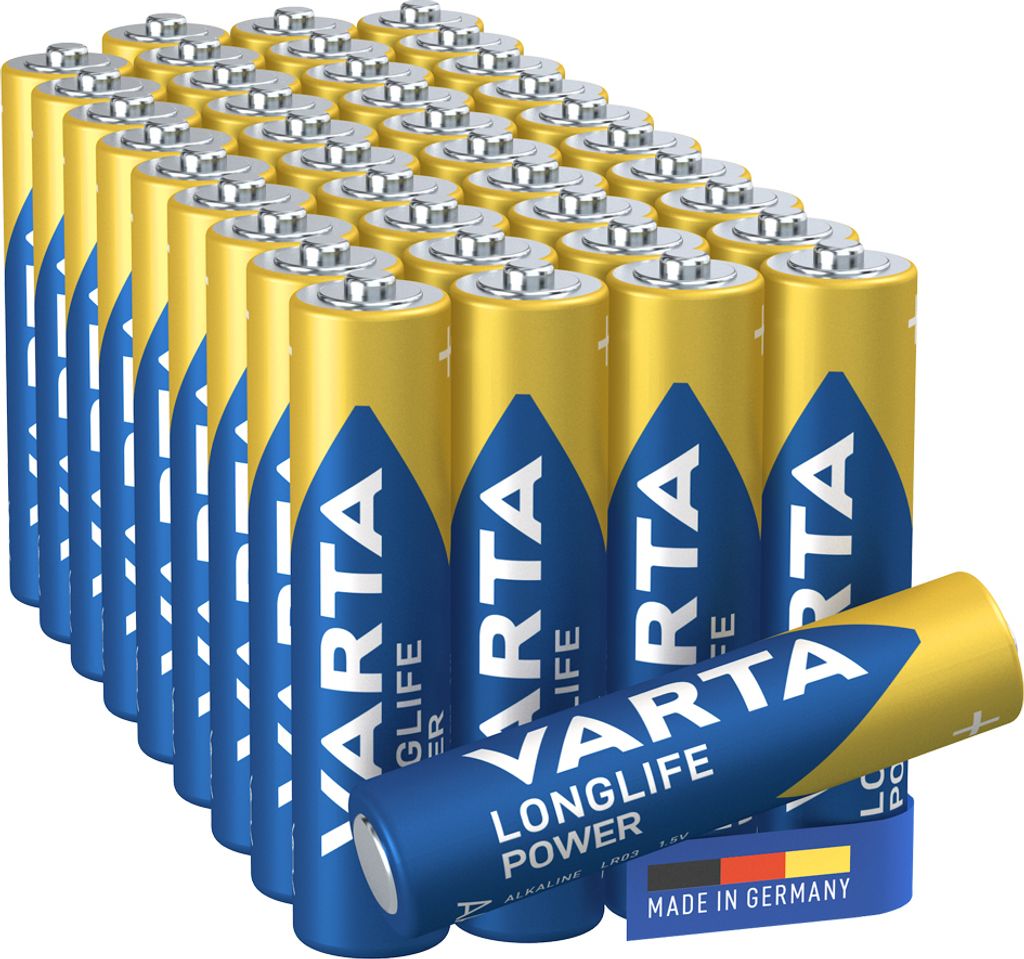 Varta Longlife Power AAA, Einwegbatterie, AAA, Alkali, 1,5 Produktbild 