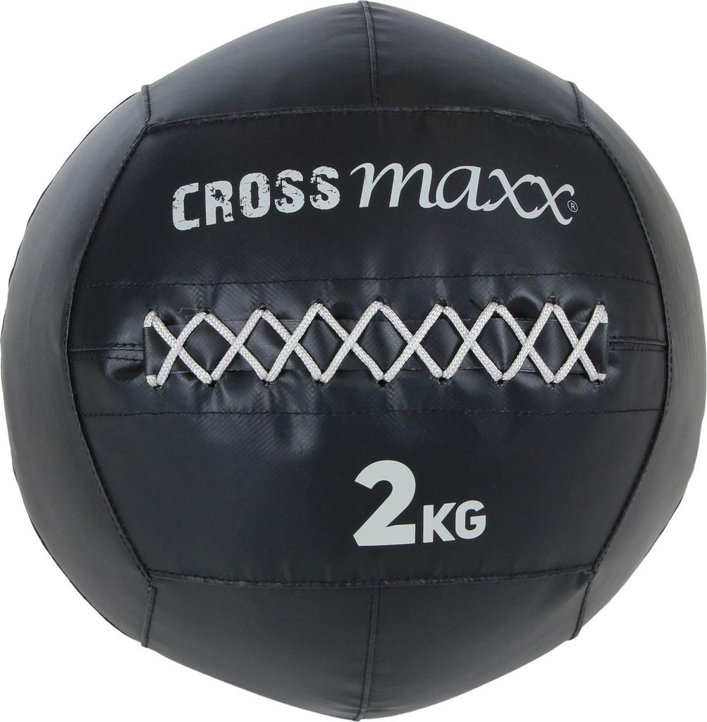 Lifemaxx Crossmaxx Pro Wall Ball 2 kg Schwarz