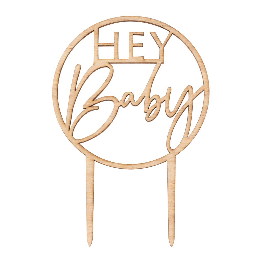 Hey Baby Babyparty Tortendeko Produktbild 