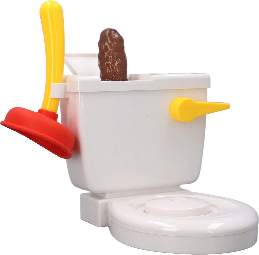 Family Poop Toilet Game with Plunger Dice Tokens Grab Produktbild 