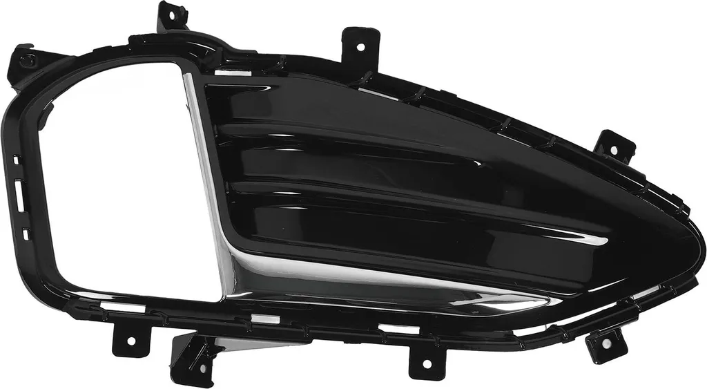 Grille anti-brouillard droite noir brillant pour Ford Edge 2019-2023