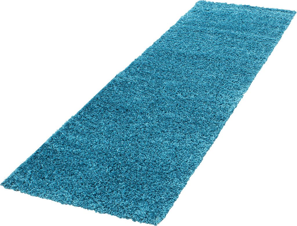 Hochflorteppich flauschig & weich – Handwäsche-geeignet, schadstoff, Anti-Rutsch, pflegeleicht für Wohnzimmer & Schlafzimmer