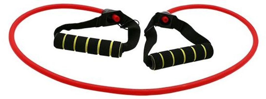 Resistance Fitness Tube Handles Flex New Density Light Half Red