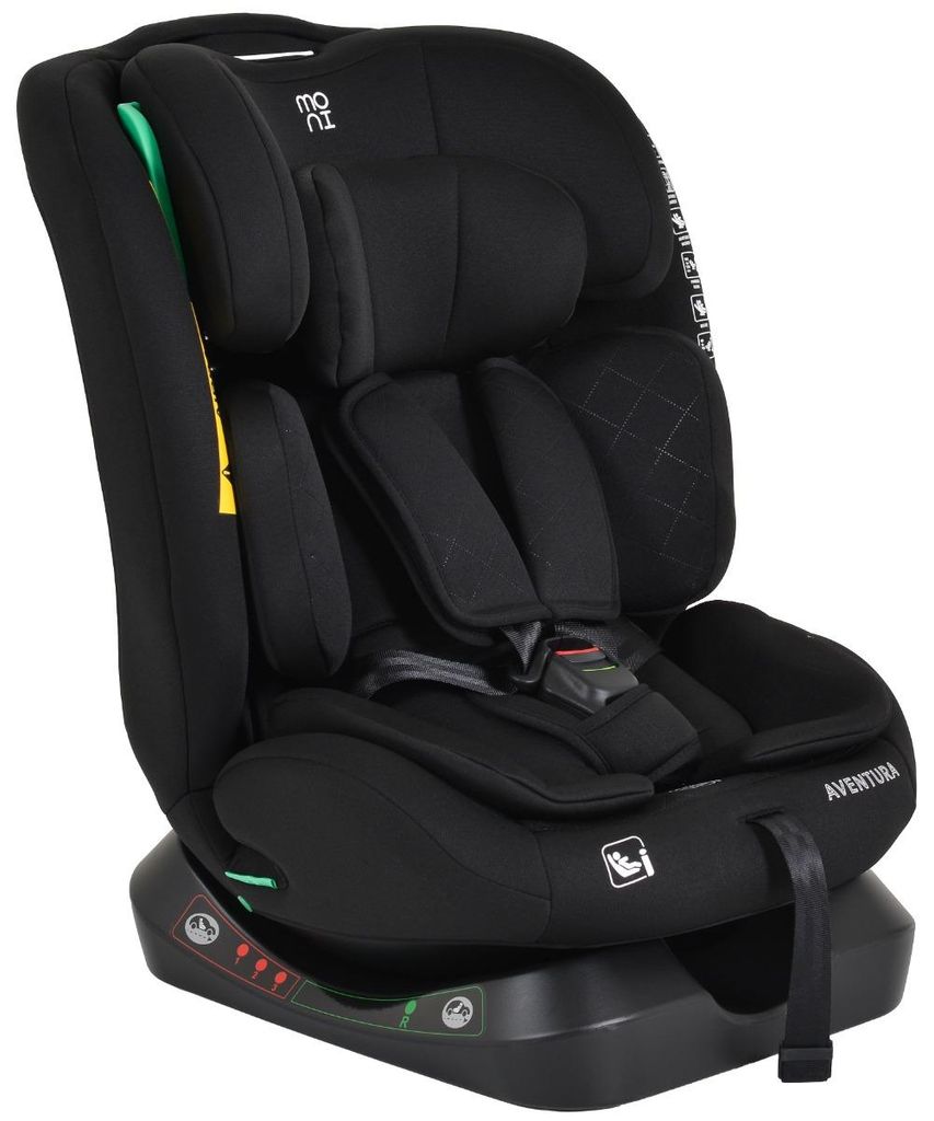 Moni Aventura Black 40-150 cm i-Size Autokindersitz Produktbild 