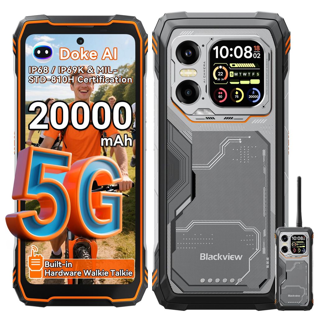 Smartphone talkie-walkie XPLORE 1 de Blackview, Extrêmement Image du produit 