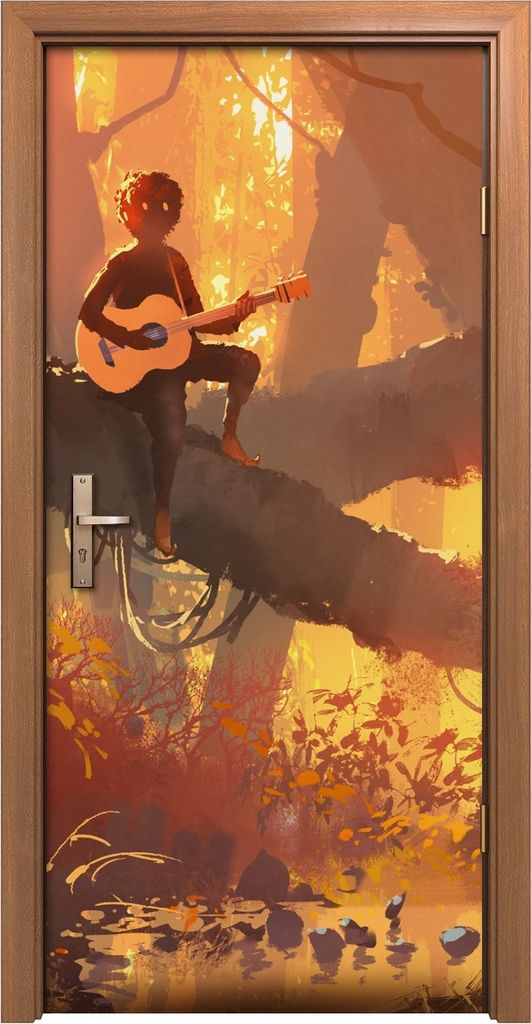 Türposter 90x200 cm Türaufkleber Türtapete Türfolie Produktbild 