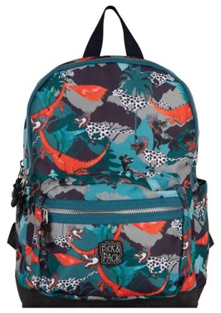 Pick & Pack Kinder Rucksack M navy - nachhaltiger Schulrucksack 10 Liter