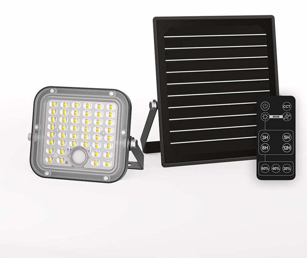 hoftronic Vega LED Solar Wandleuchte 10W 1500 Lumen IP65 Produktbild 