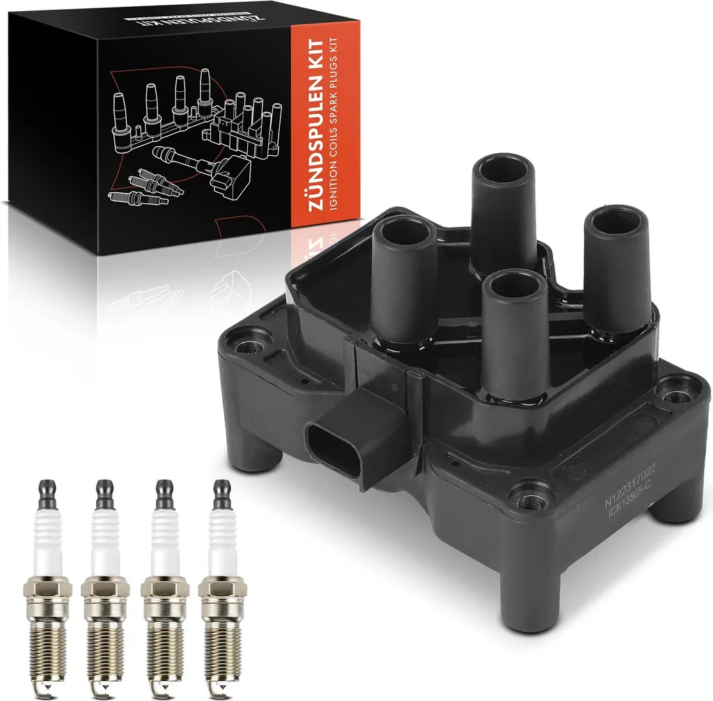 Réparer Ratés Moteur Ford avec ce Kit Bobine d'allumage et 4 Bougies
