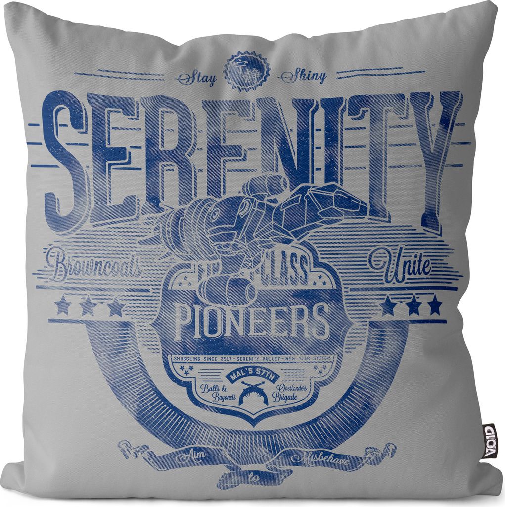 VOID Serenity Firefly Kissenbezug Kissenhülle Polyester wasserfest Outdoor Indoor aufbruch allianz raumschiff
