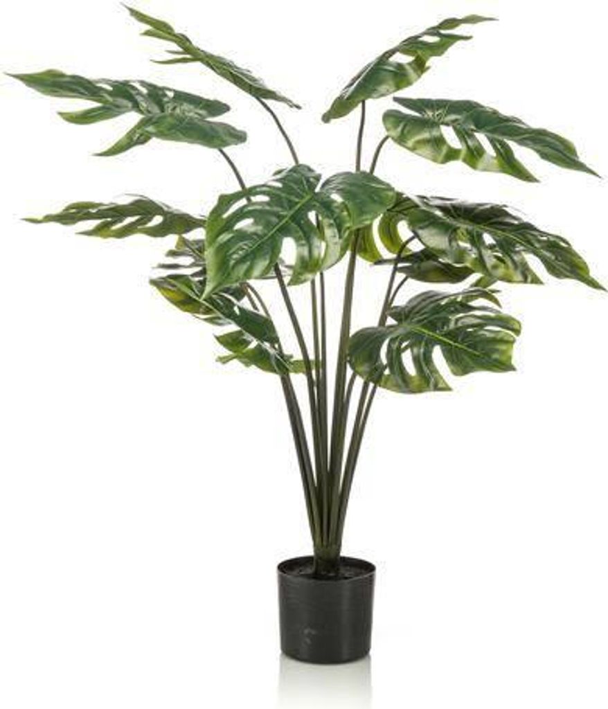 Monstera Deliciosa Kunstpflanze 95cm künstliche Zimmerpflanze künstliche Pflanze