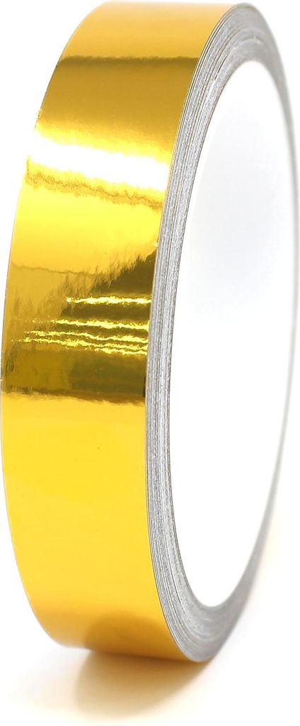 8,5m Zierstreifen 10mm Chrom Gold Auto Motorrad Dekorstreifen Seitenstreifen