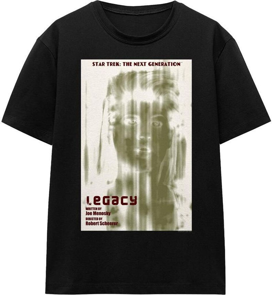 Star Trek - "The Next Generation Season 4 Episode 6" T-Shirt für Herren/Damen Uni TV16479 (S) (Schwarz)