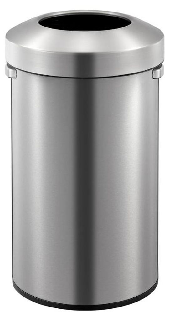 EKO - Urban Abfalleimer 90 Liter - Stainless steel   - Matt Produktbild 