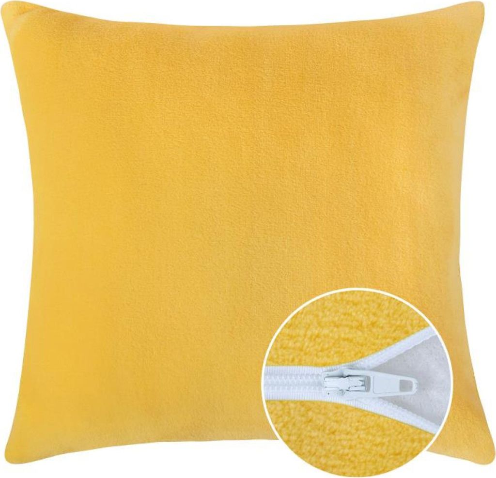 Kissen MIKRO einfarbig - 40x40 cm - Gelb
