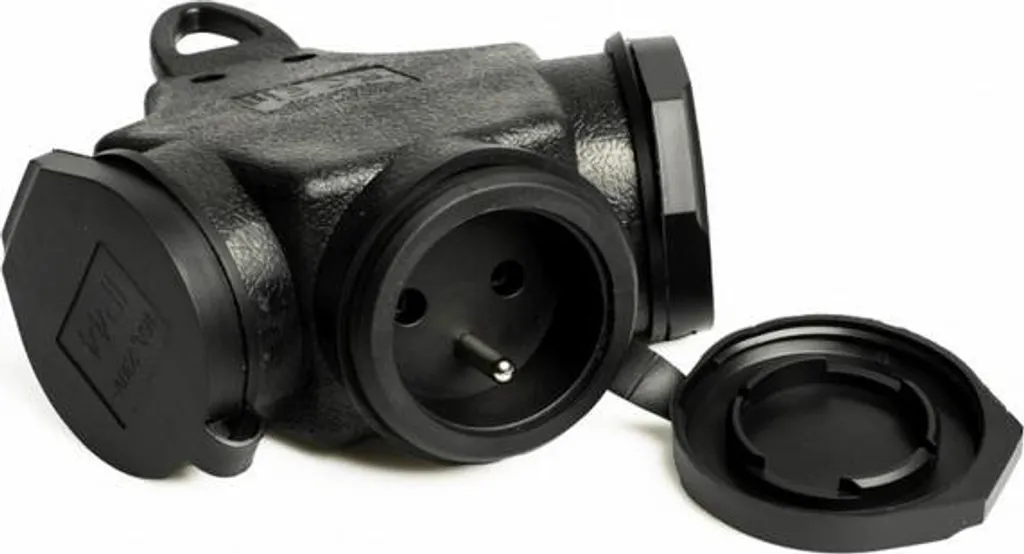 Multiplicateur de prises IP44 caoutchouc pour vos chantiers et ateliers