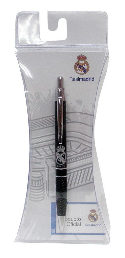Real Madrid Metallkugelschreiber Schwarz  Schwarz One Size Produktbild 
