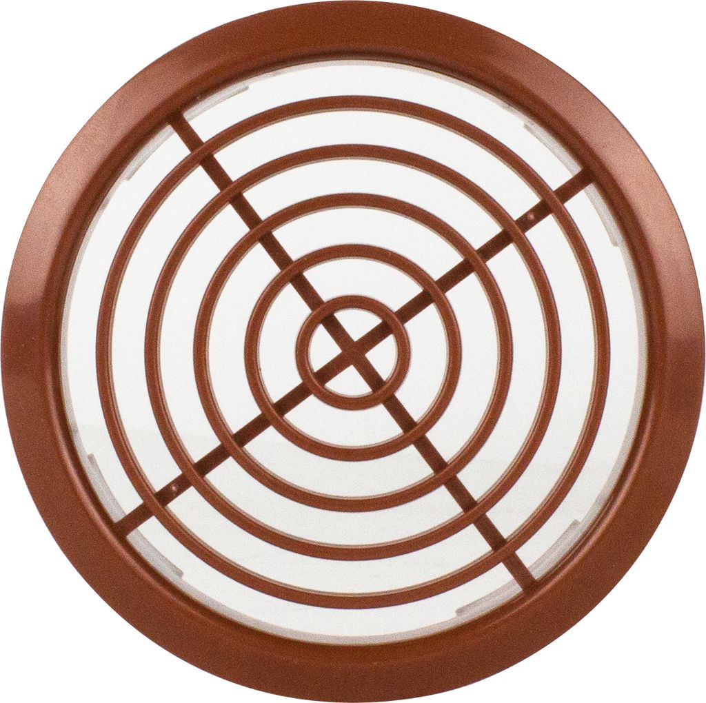 Lüftungsgitter Möbelgitter Belüftungsgitter Abluftgitter Wohnmobil Ø 70 mm ziegelrot