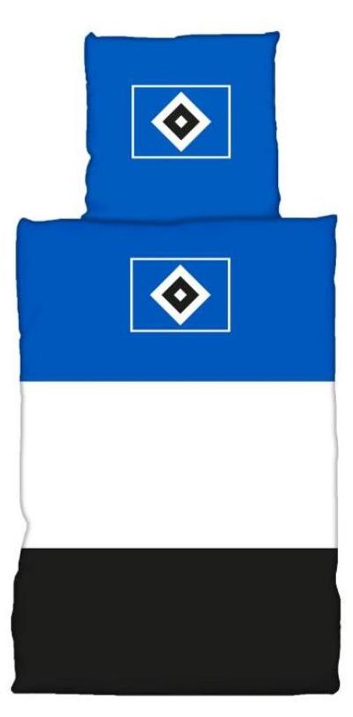 HSV Bettwäsche Blockstreifen Produktbild 