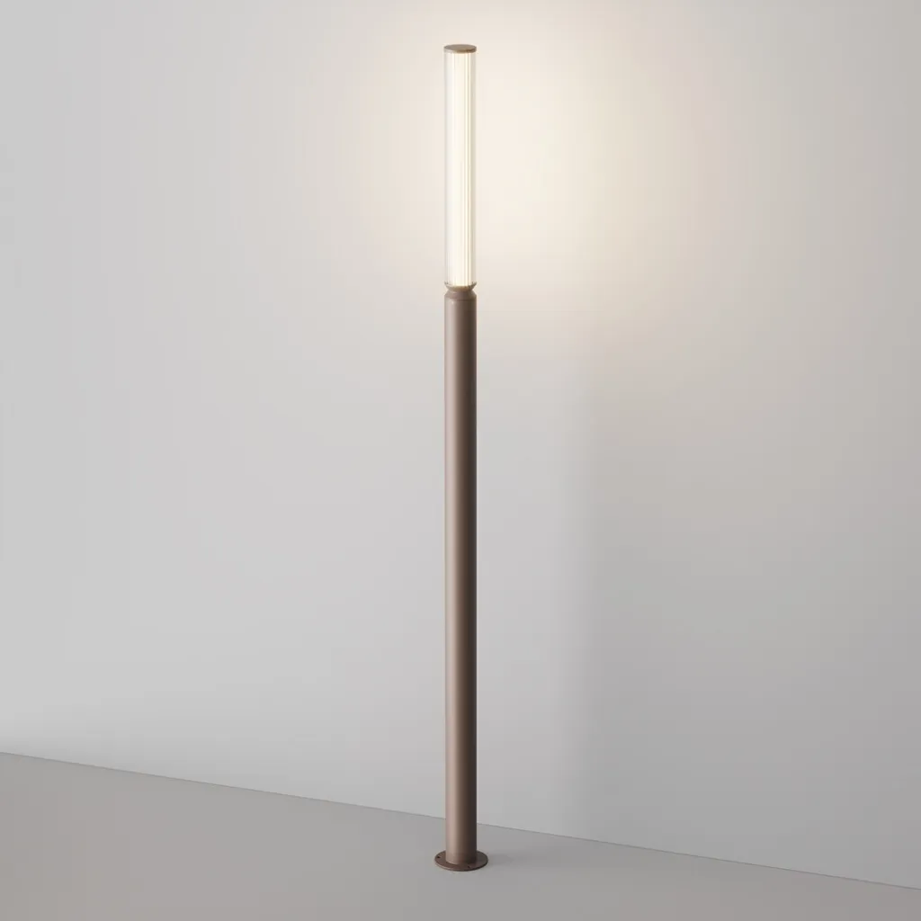 Éclairage d'allée grande hauteur LED 20W marron Maytoni Lit 198