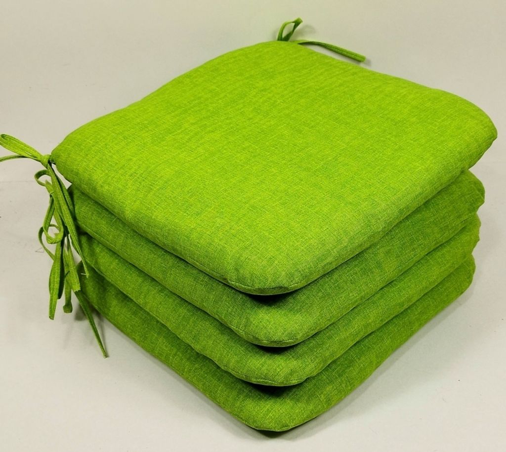 Sedák 40x40 cm látka světle zelený melír - set 4 kusy Obrázek produktu 