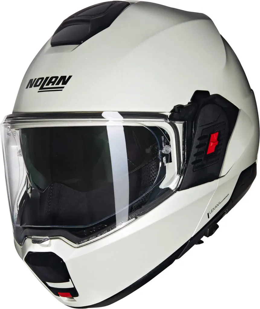Casque Nolan N120-1 Classico Nobile N-Com pliable Blanc Nacré XS 55