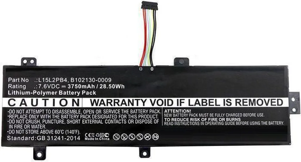 Batterie Li-Pol 3600mAh 7.6V haute capacité CoreParts 5B10K87722-CP