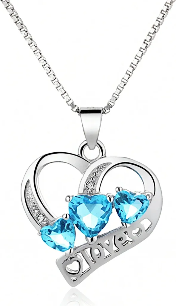 Collana Cuore d'Argento 925 e Zirconi Lucenti | Un Simbolo d'Amore