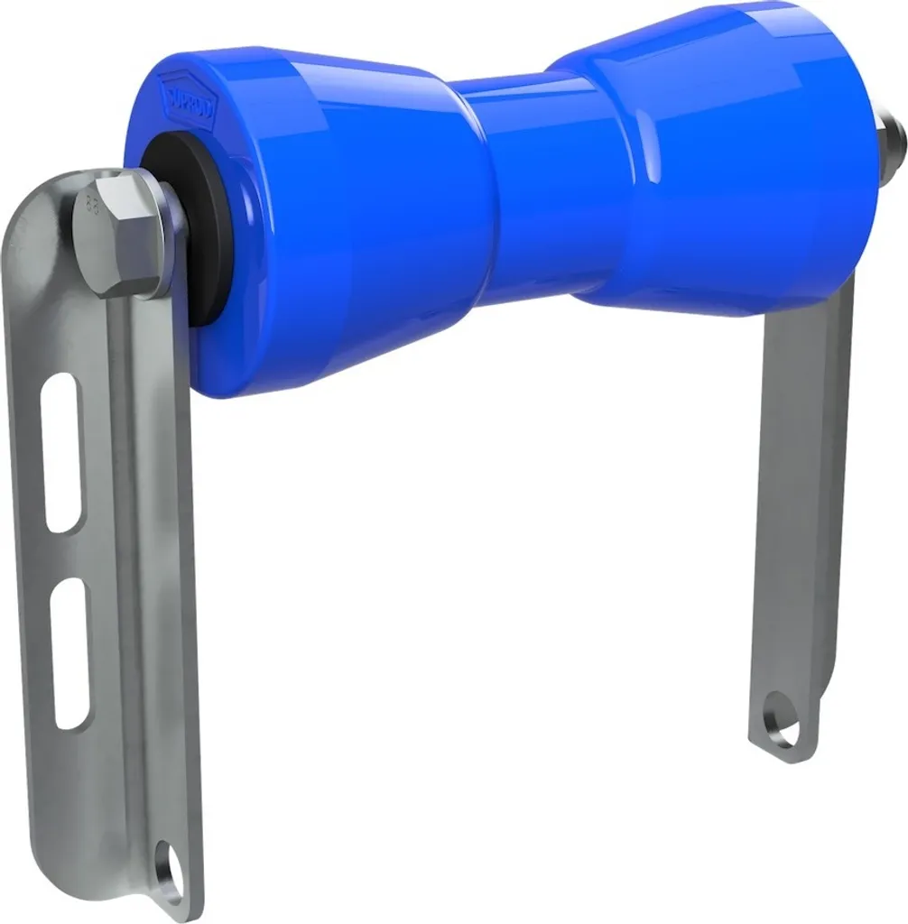 Rullo Chiglia Blu 180 mm SUPROD - Supporto C per Carrello Barca