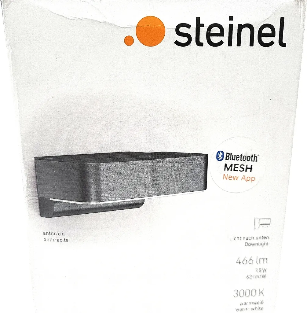 Lampe murale LED extérieure downlight Steinel L 800 C anthracite