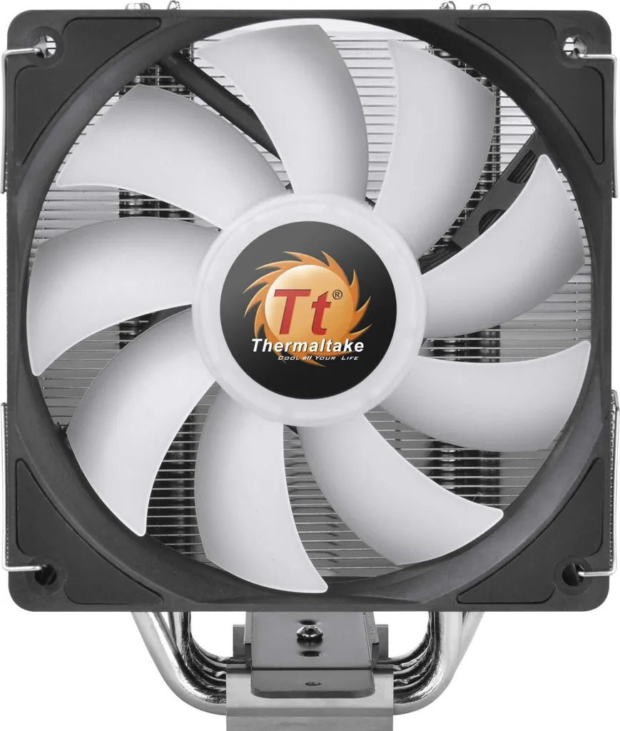 Thermaltake UX210 ARGB Lighting - Raffreddatore ad aria per processore - (per: LGA1156, LGA1366, LGA1155, LGA2011, LGA1150, LGA2011-3, LGA1151, LGA2066, LGA1200) - Presa in rame con alette di raffreddamento in alluminio - 120 mm - 3