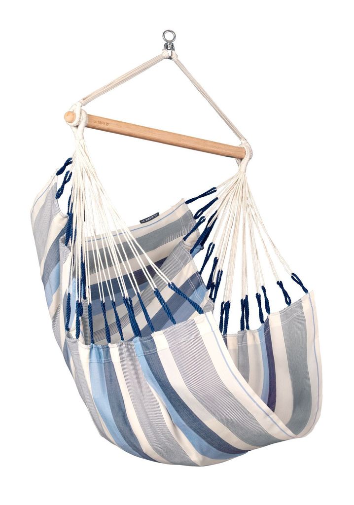 La Siesta Hängesessel DOMINGO Basic sea salt blau Lounger Hängestuhl Hängematte