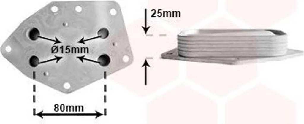 Solution fuite huile : Refroidisseur moteur pour FIAT 500 et PUNTO