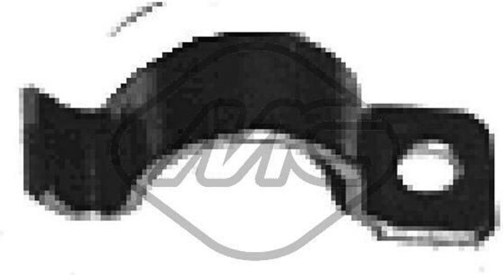 Metalcaucho Halter Stabilisatorlagerung 00827 für RENAULT MEGANE I (BA0/1) 0,052kg 52g