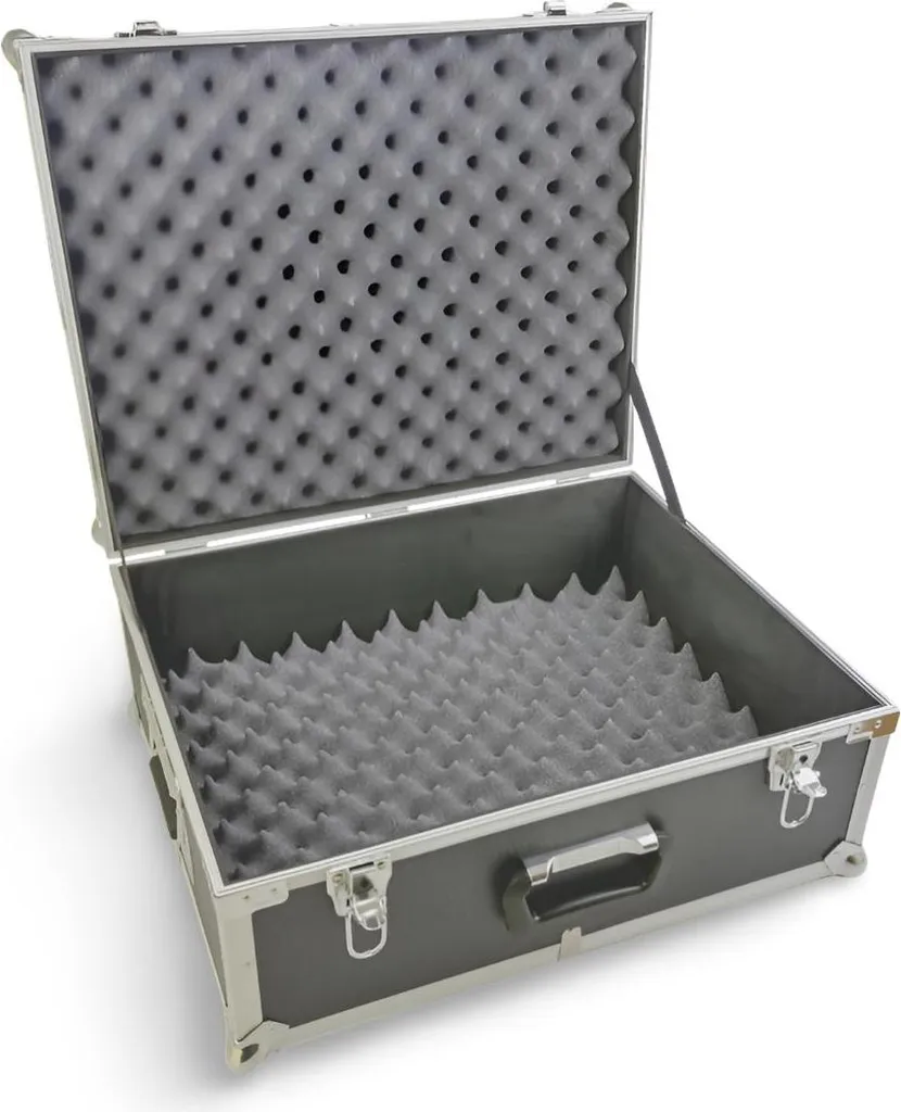 Coffre de transport antichoc avec 2 mousses de calage - 520x410x220 mm