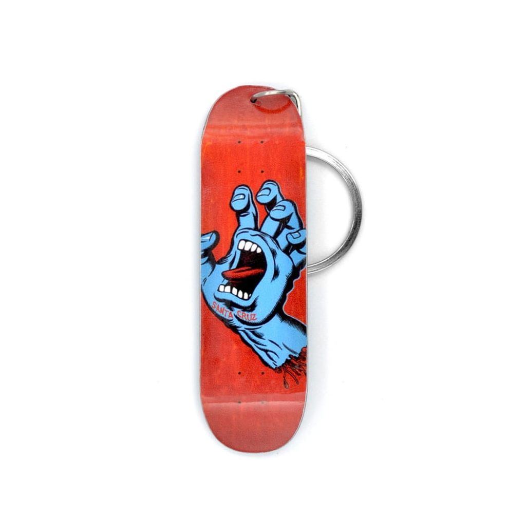 Santa Cruz Skateboard Anhänger Skate Schlüsselanhänger