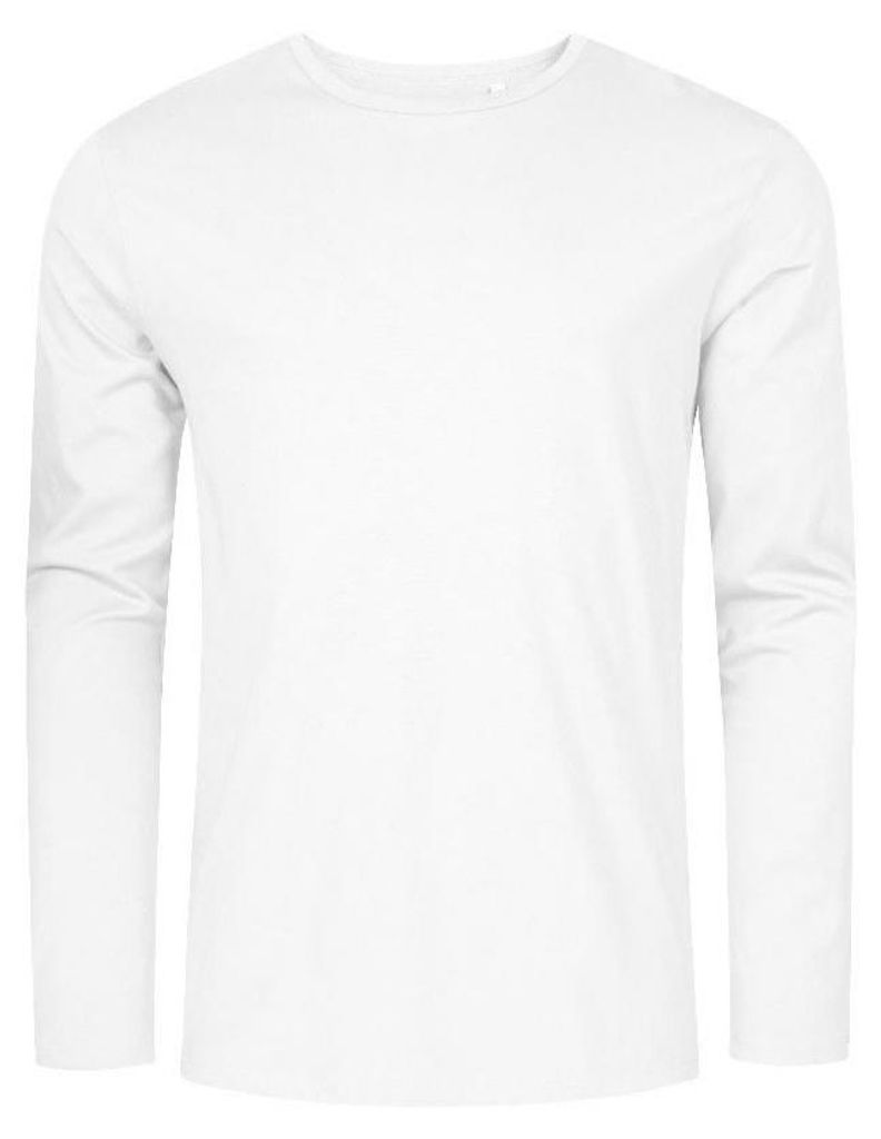 Promodoro - T-Shirt Rundhalsausschnitt für Herren Langärmlig LT3017 (3XL) (Weiß)