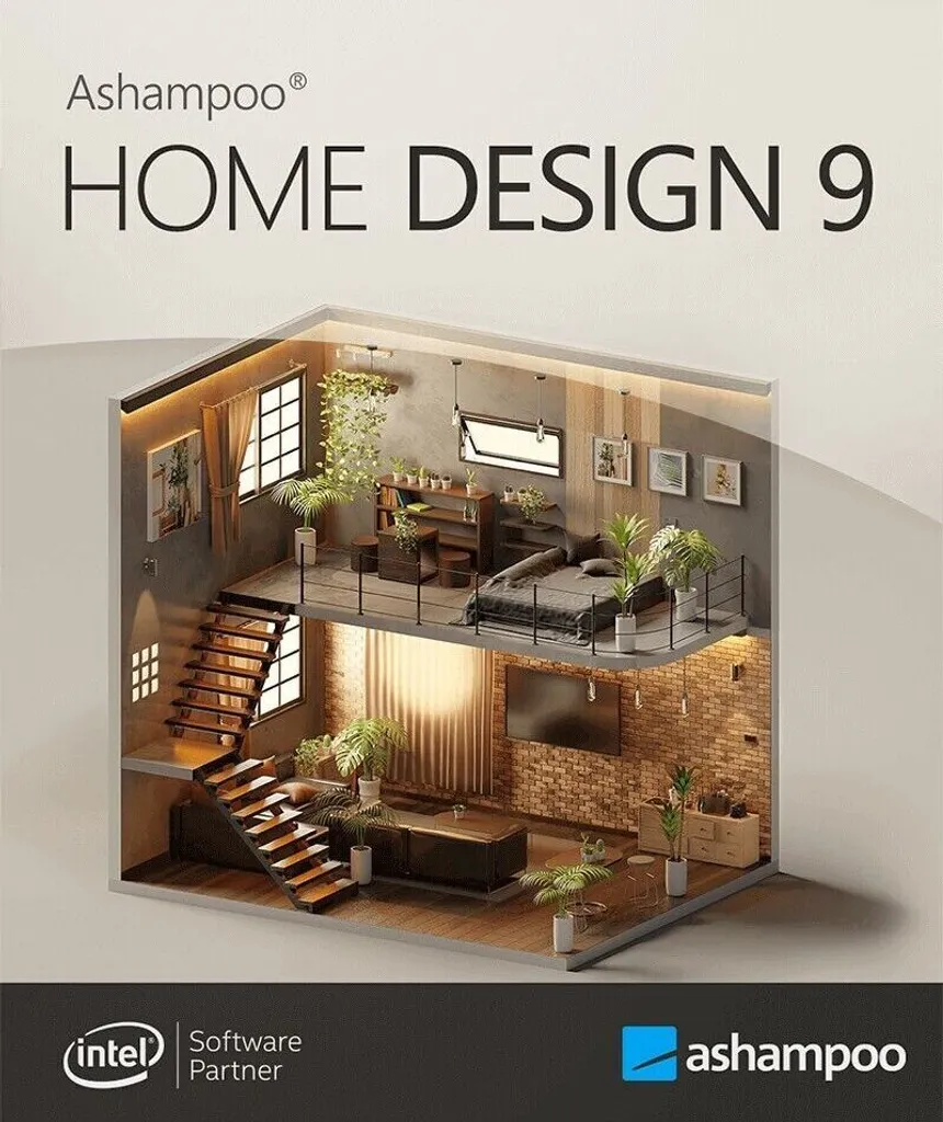 Logiciel d'architecture 3D Ashampoo Home Design 9 pour PC Windows