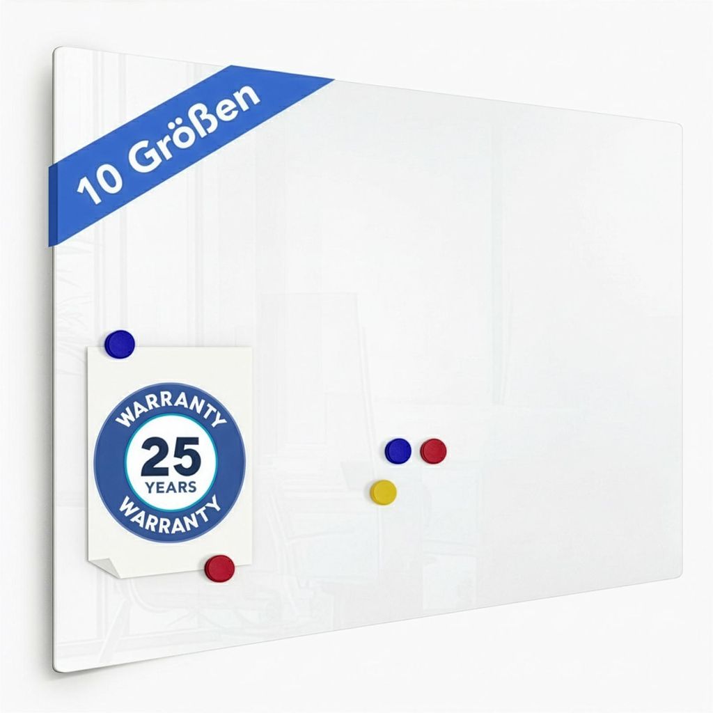 Master of Board Design Glas-Whiteboard Pearlwhite, 60x90 Produktbild 